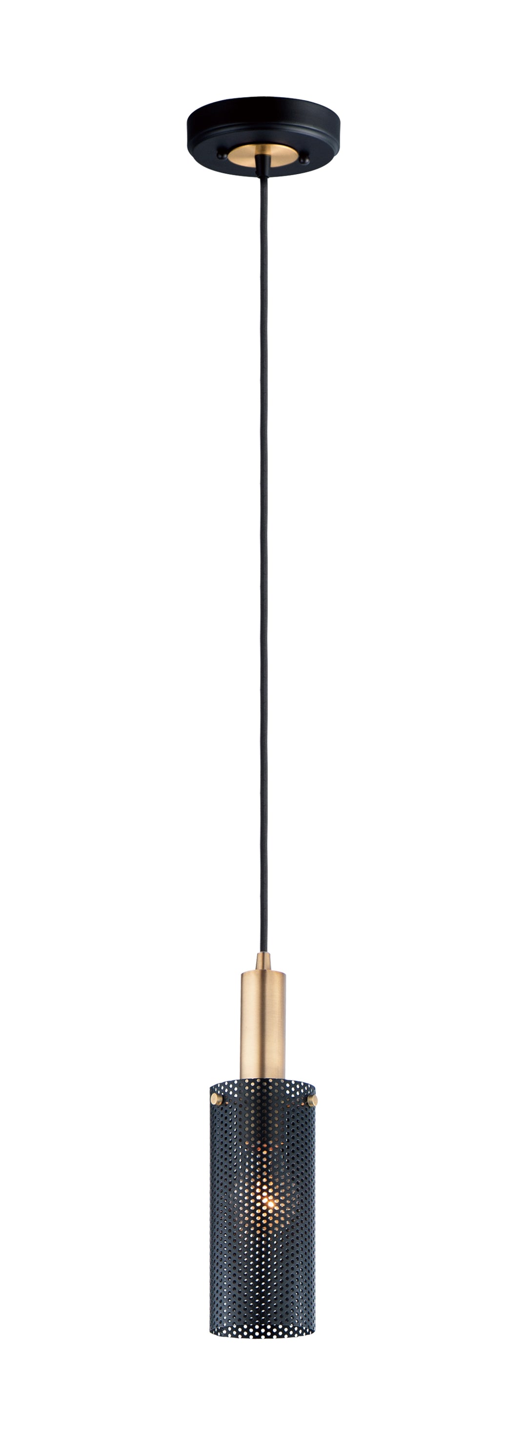 Perf 1-Light Mini Pendant by Maxim Lighting