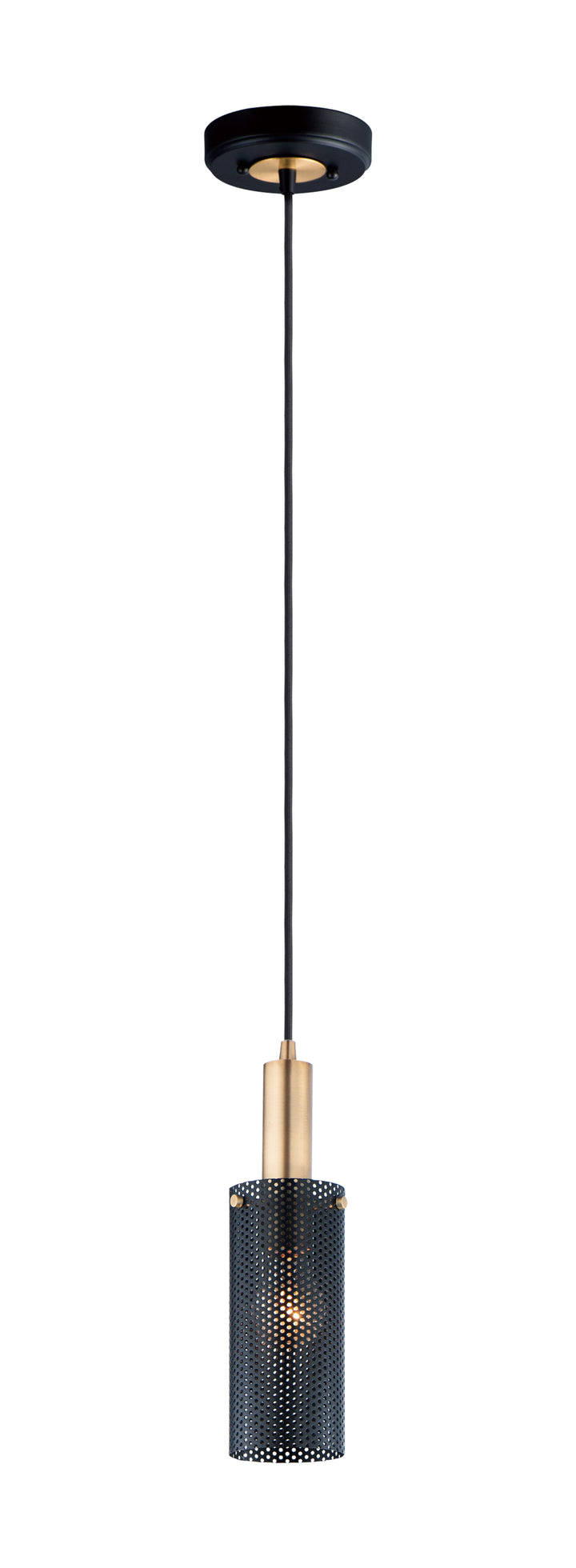 Perf 1-Light Mini Pendant by Maxim Lighting