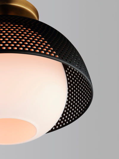 Perf - 1 Light Flush Mount