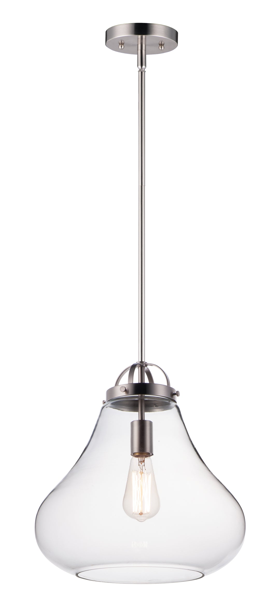 Stella 1-Light Pendant Satin Nickel