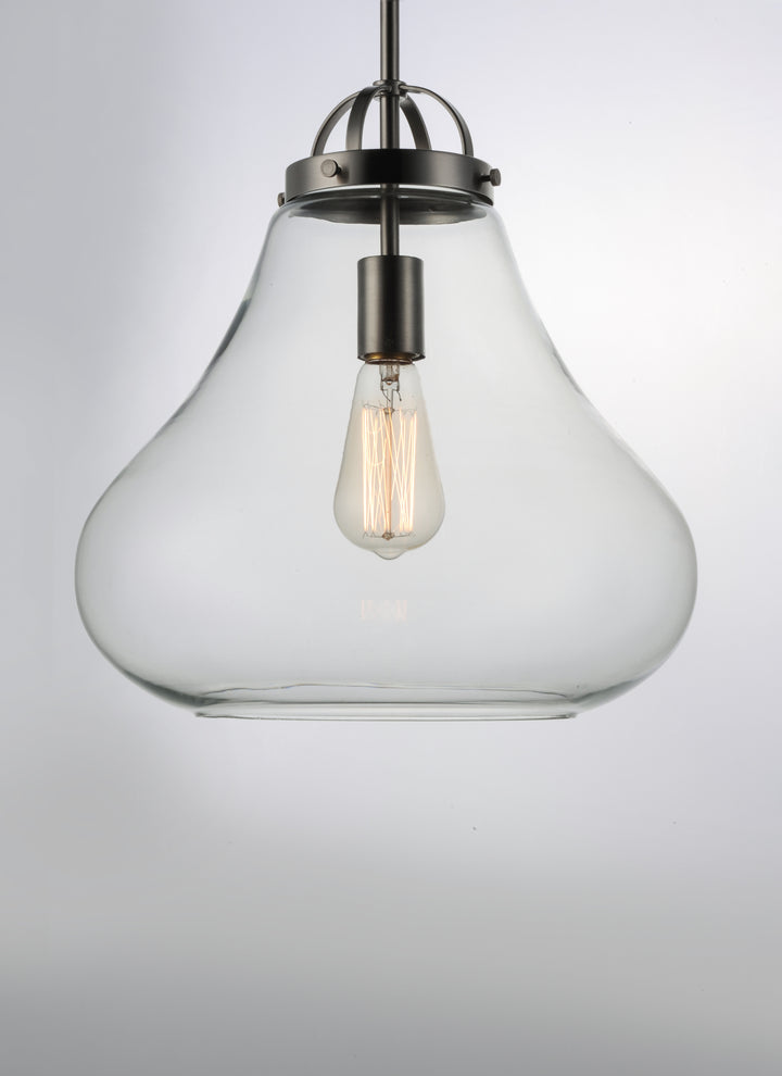 Stella 1-Light Pendant Satin Nickel alternate view