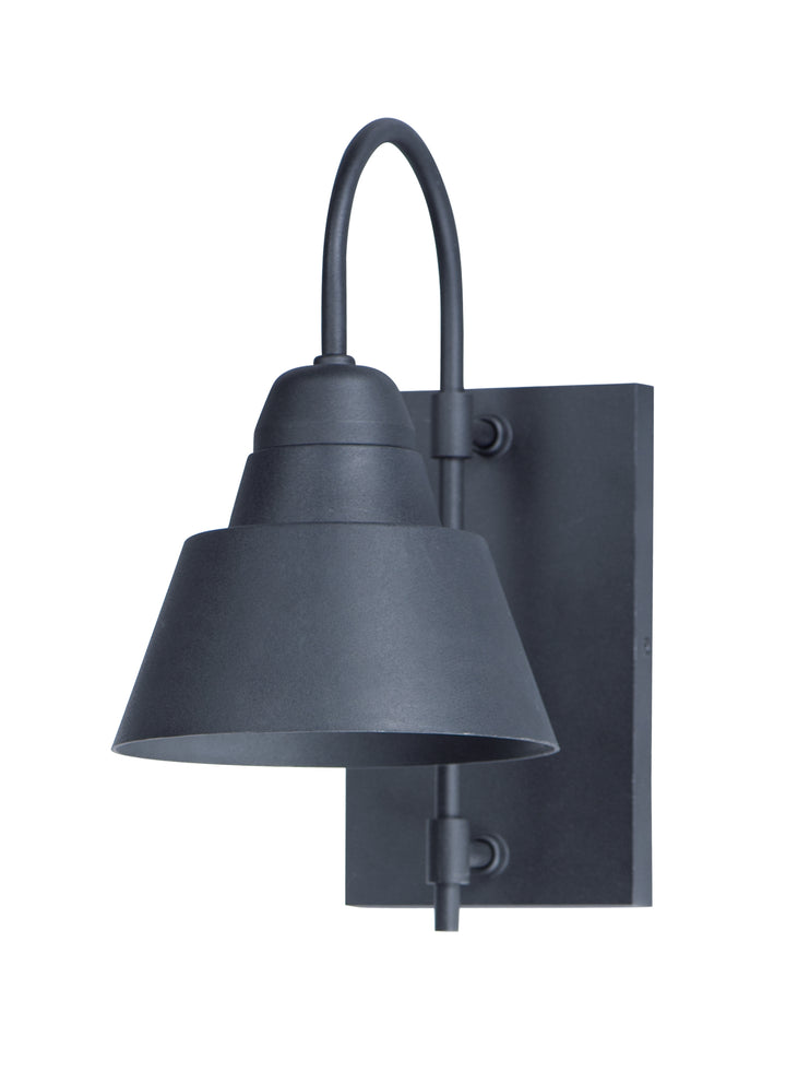 Shoreline 1-Light Outdoor Wall Sconce Black