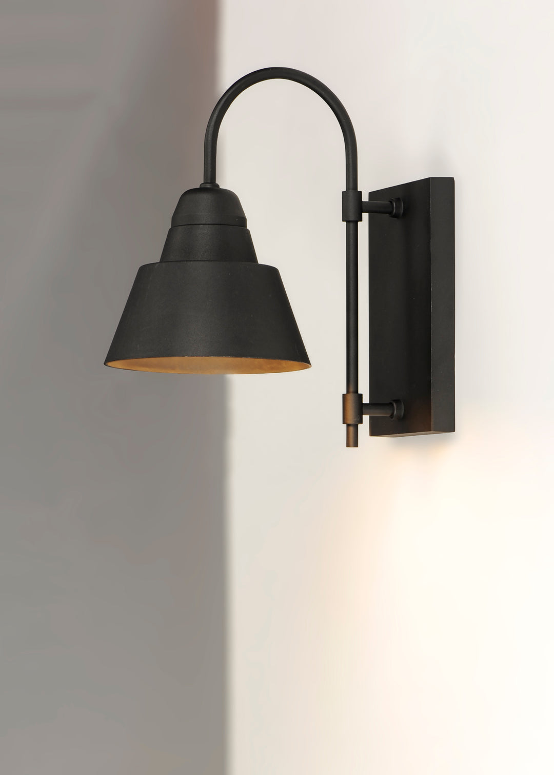 Shoreline 1-Light Outdoor Wall Sconce Black alternate view