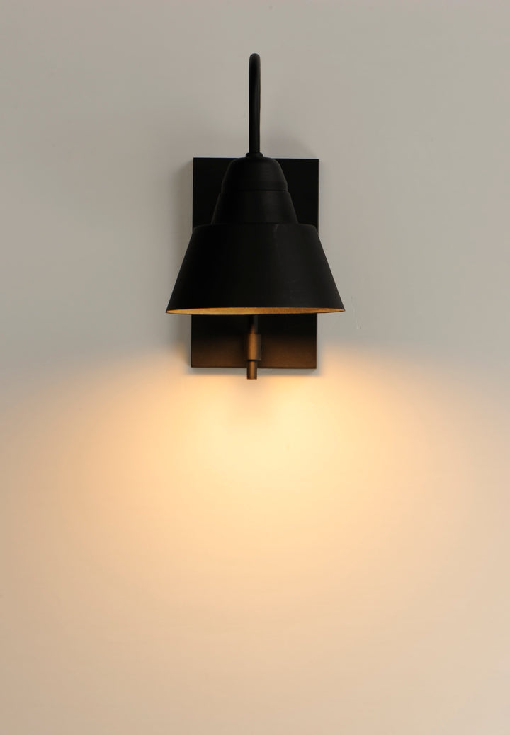 Shoreline 1-Light Outdoor Wall Sconce Black alternate view