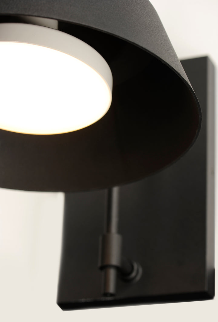 Shoreline 1-Light Outdoor Wall Sconce Black alternate view