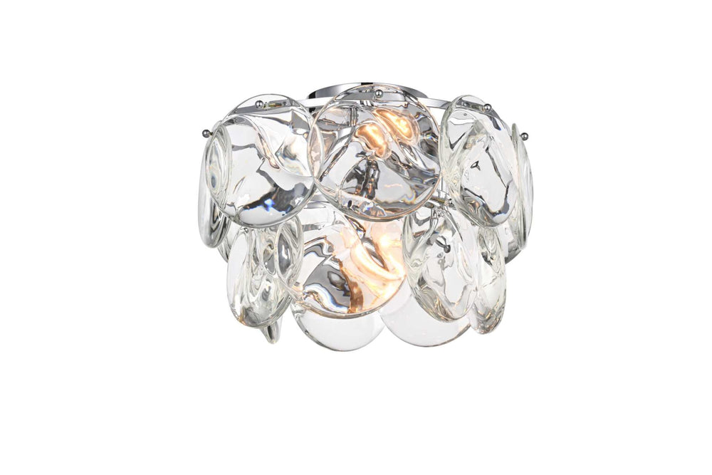 Charlotte Crystal Flush Mount by Elegant - view 2