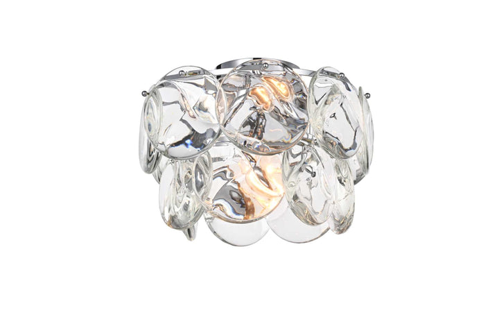 Charlotte Crystal Flush Mount by Elegant - view 2