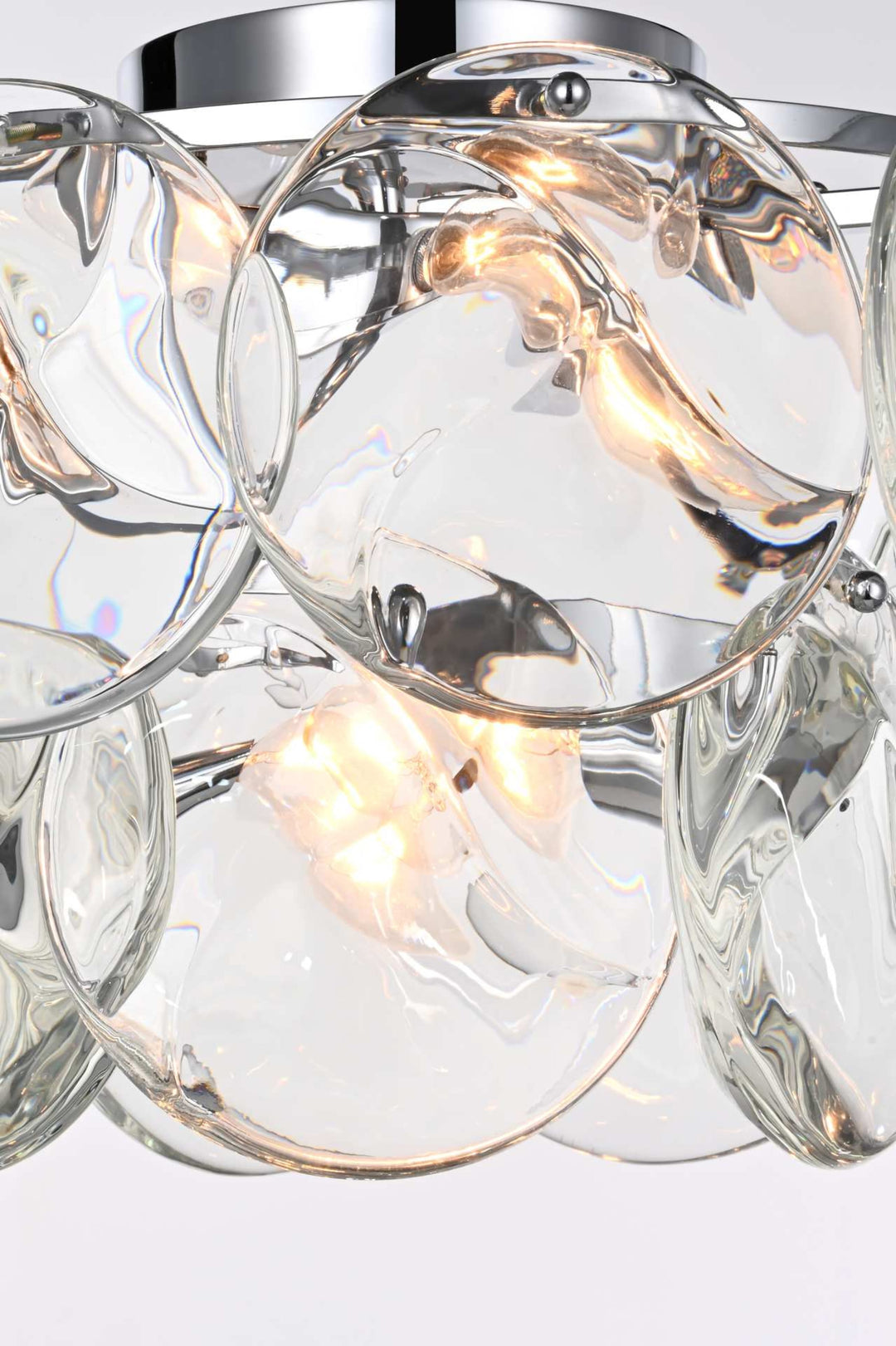 Charlotte Crystal Flush Mount by Elegant - view 3
