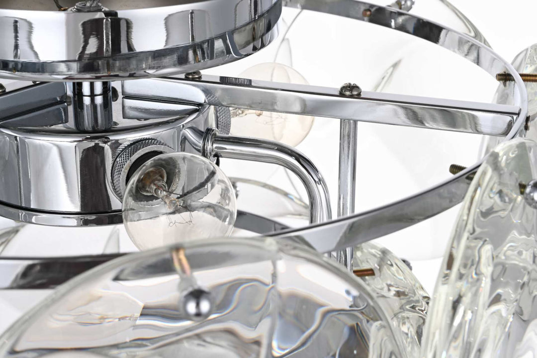 Charlotte Crystal Flush Mount by Elegant - view 5