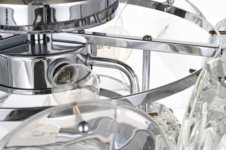 Charlotte Crystal Flush Mount by Elegant - view 5