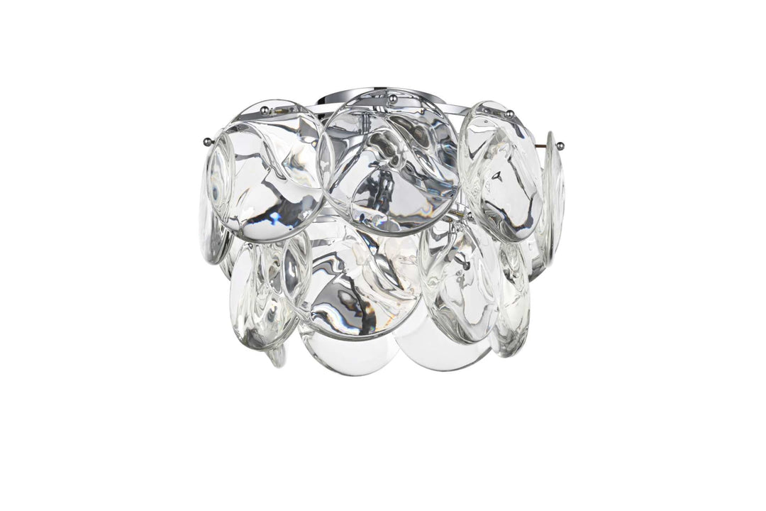 Charlotte Crystal Flush Mount by Elegant - view 6