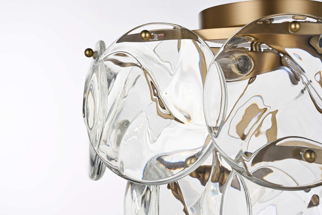 Charlotte Crystal Flush Mount by Elegant - view 18