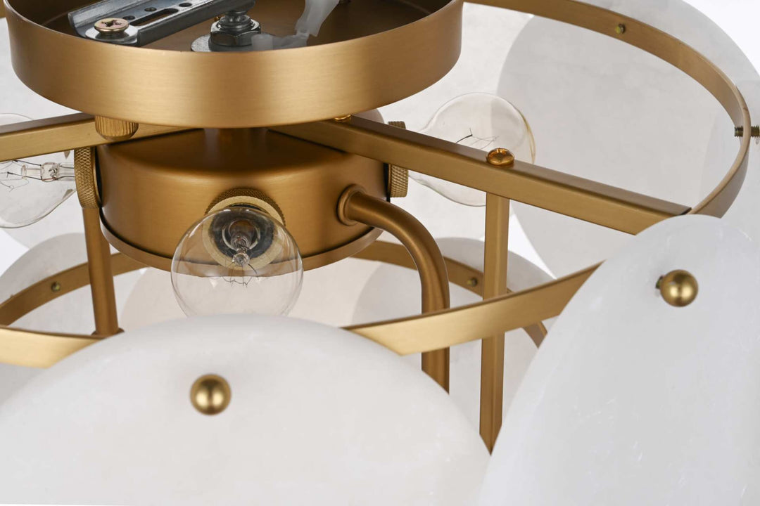 Charlotte Crystal Flush Mount by Elegant - view 26
