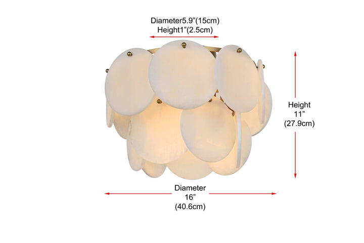 Charlotte Crystal Flush Mount by Elegant - view 28