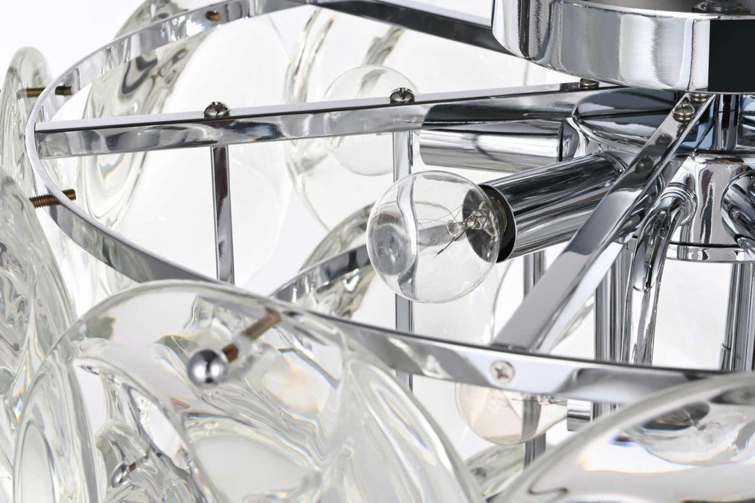Charlotte Crystal Flush Mount by Elegant - view 33