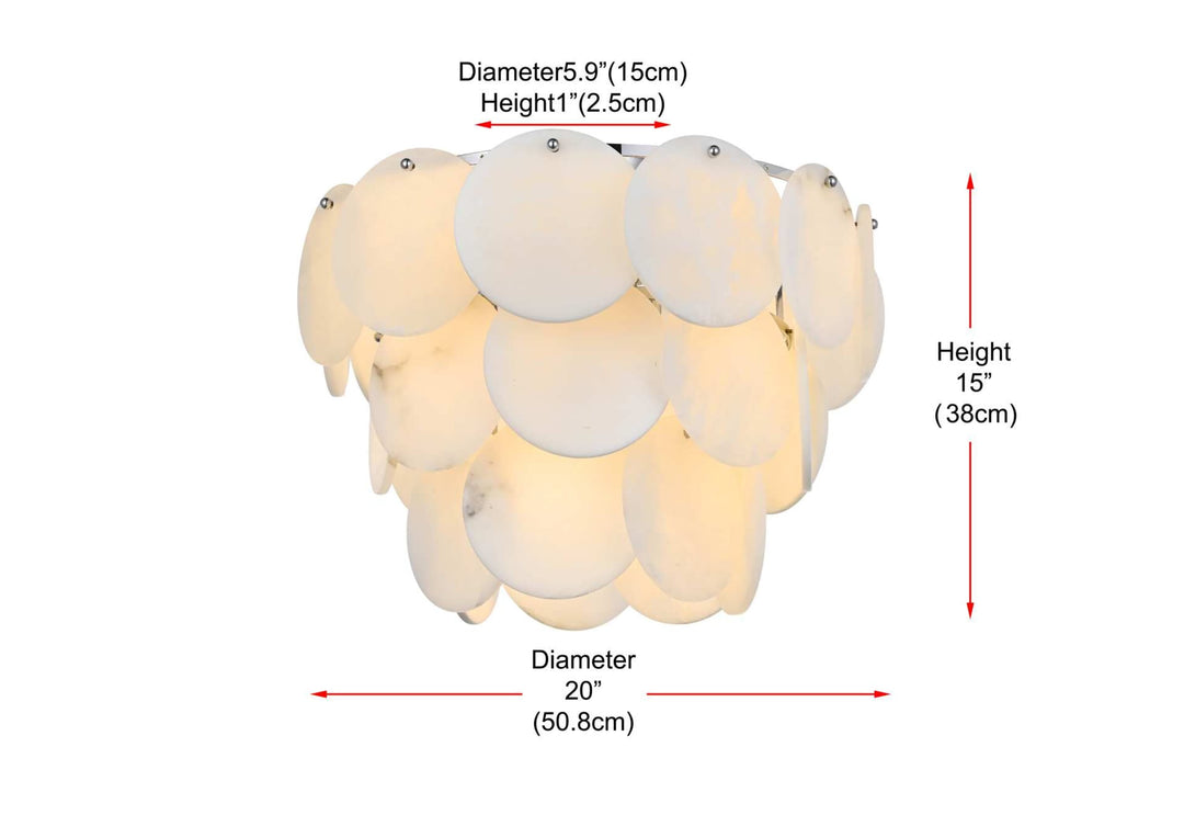 Charlotte Crystal Flush Mount by Elegant - view 42