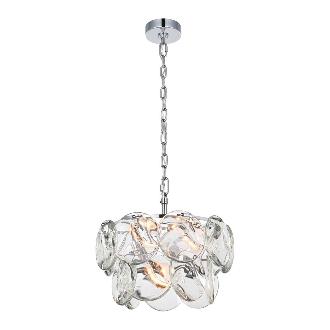 Charlotte Crystal Chandelier in Chrome by Elegant