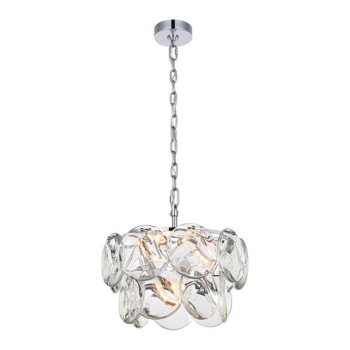 Charlotte Crystal Chandelier in Chrome by Elegant