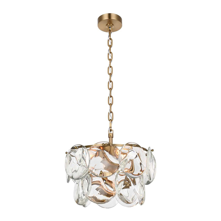 Charlotte Crystal Chandelier in Satin Gold by Elegant