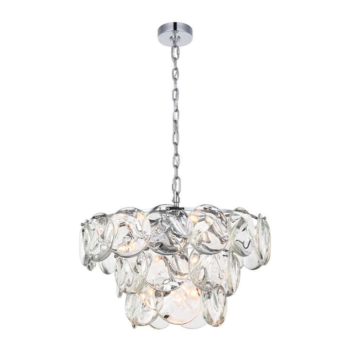 Charlotte Crystal Chandelier in Chrome by Elegant