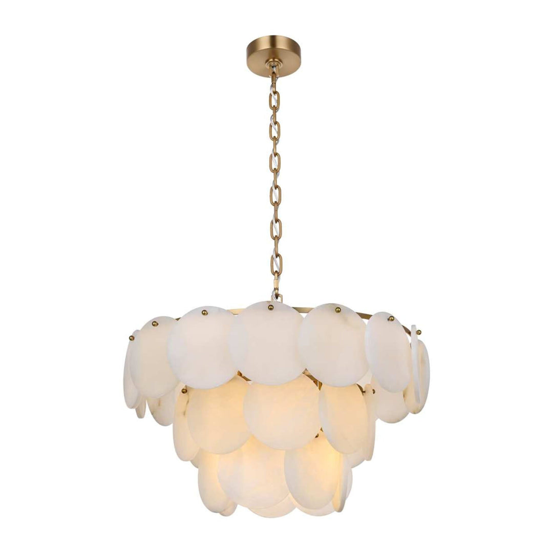 Charlotte Crystal Chandelier in Satin Gold by Elegant