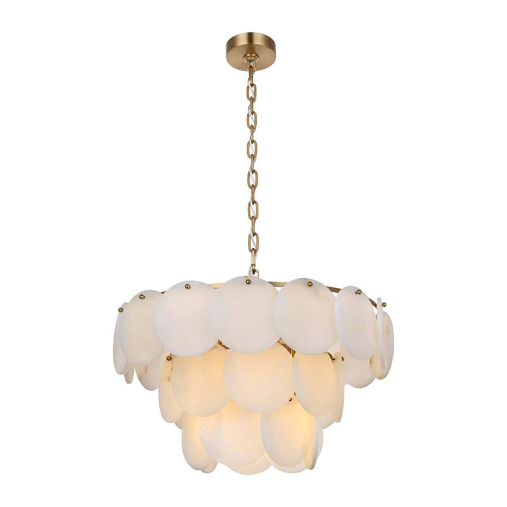 Charlotte Crystal Chandelier in Satin Gold by Elegant