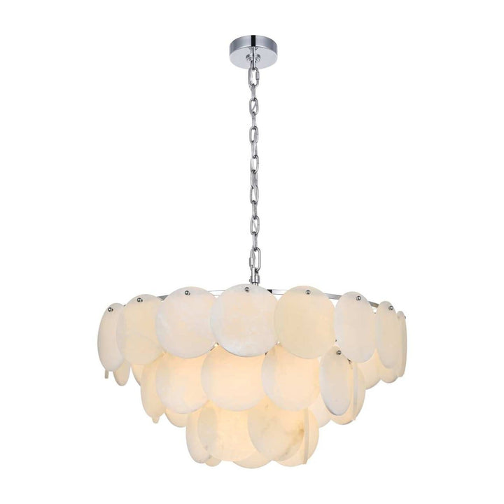 Charlotte Crystal Chandelier in Chrome by Elegant