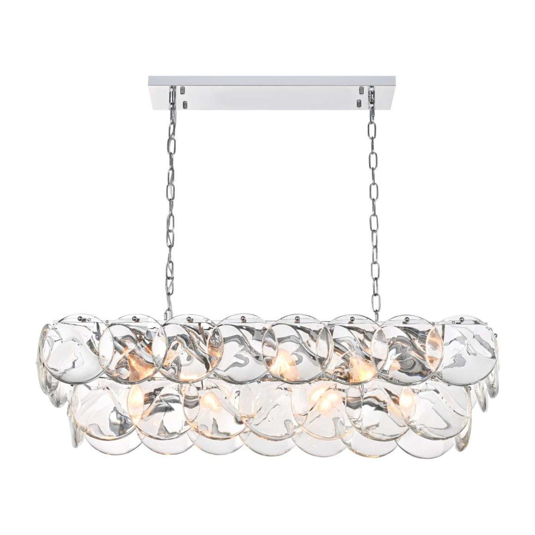 Charlotte Crystal Chandelier in Chrome by Elegant