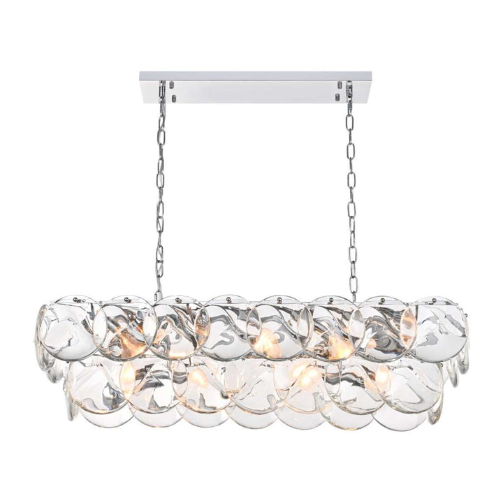 Charlotte Crystal Chandelier in Chrome by Elegant