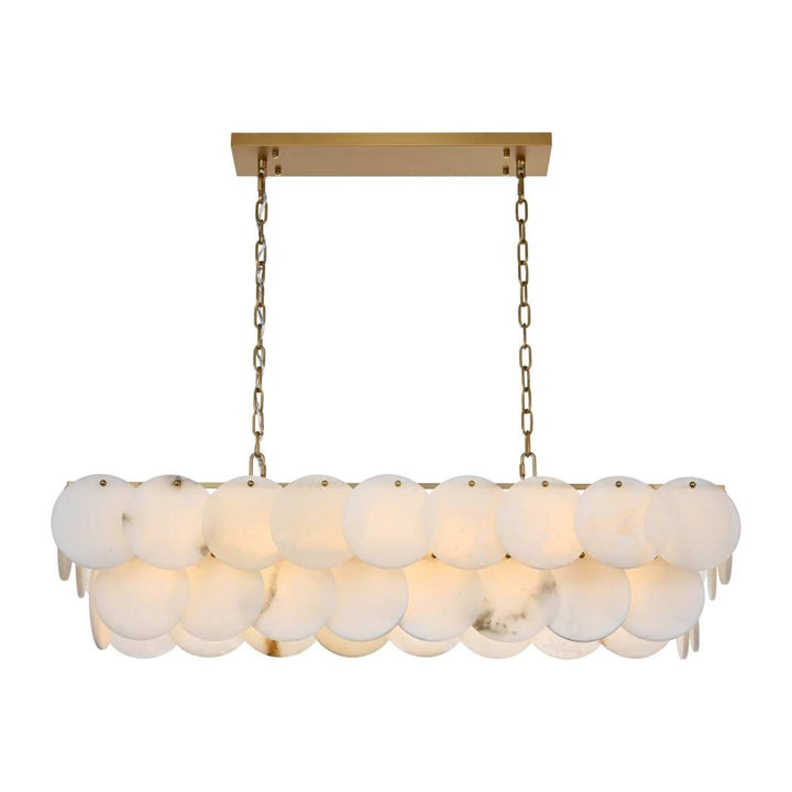 Charlotte Crystal Chandelier in Satin Gold by Elegant