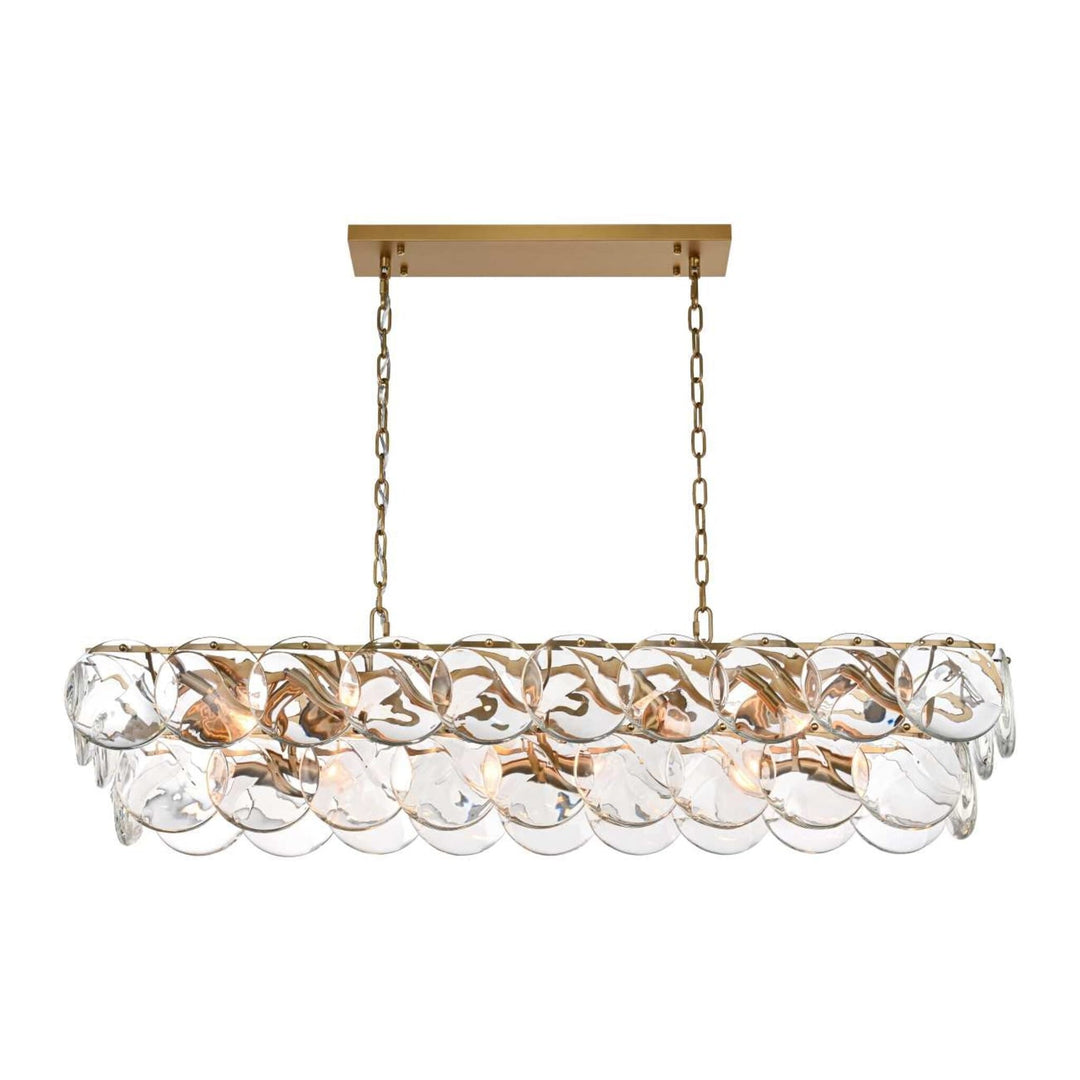 Charlotte Crystal Chandelier in Satin Gold by Elegant
