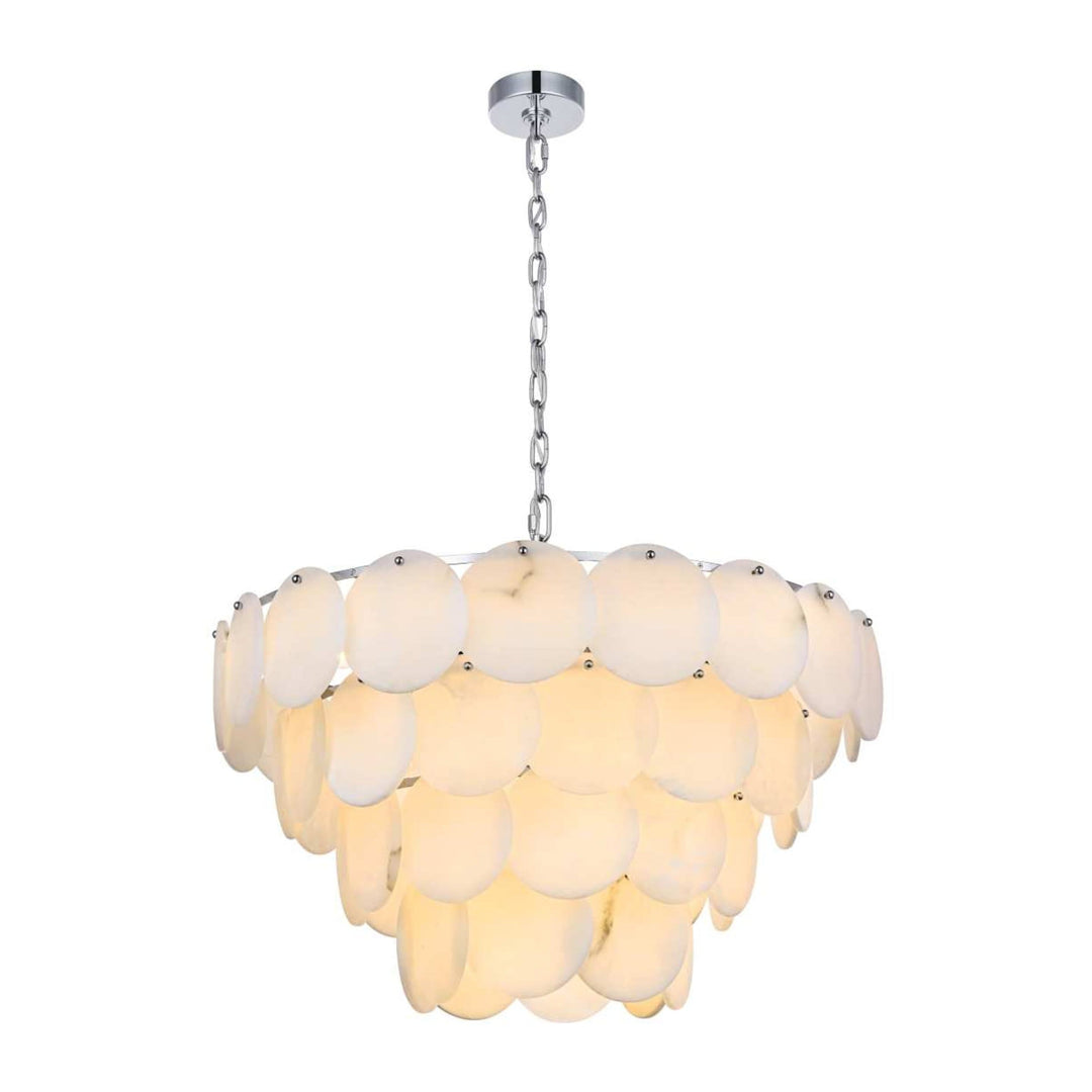 Charlotte Crystal Chandelier in Chrome by Elegant