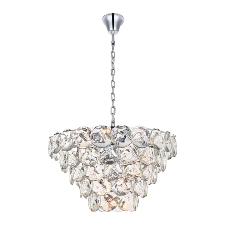 Charlotte Crystal Chandelier in Chrome by Elegant