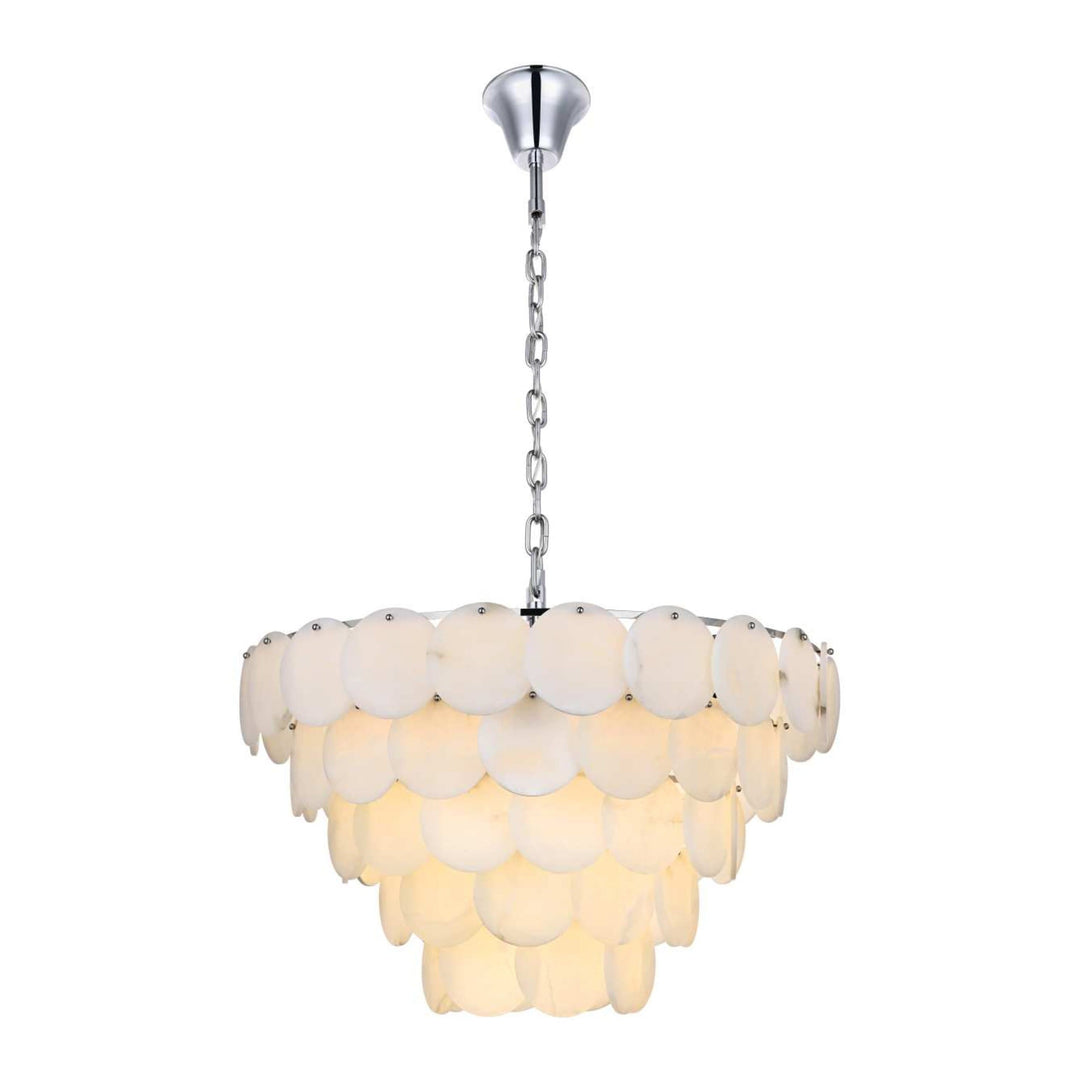 Charlotte Crystal Chandelier in Chrome by Elegant