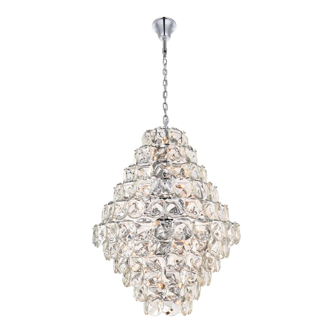 Charlotte Crystal Chandelier in Chrome by Elegant
