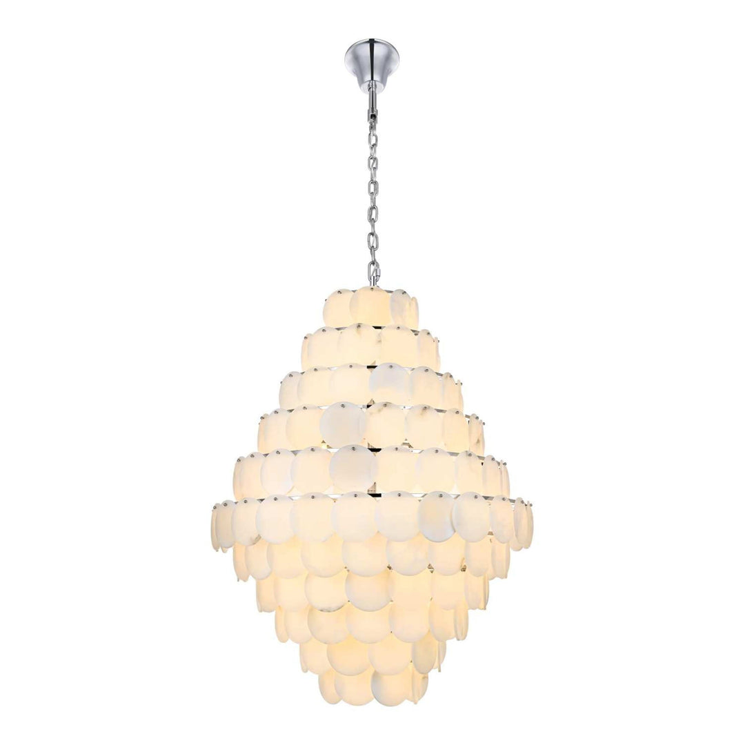 Charlotte Crystal Chandelier in Chrome by Elegant