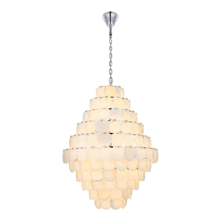 Charlotte Crystal Chandelier in Chrome by Elegant