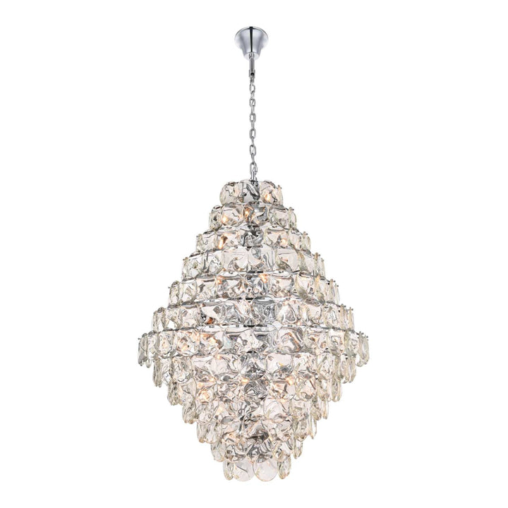 Charlotte Crystal Chandelier in Chrome by Elegant