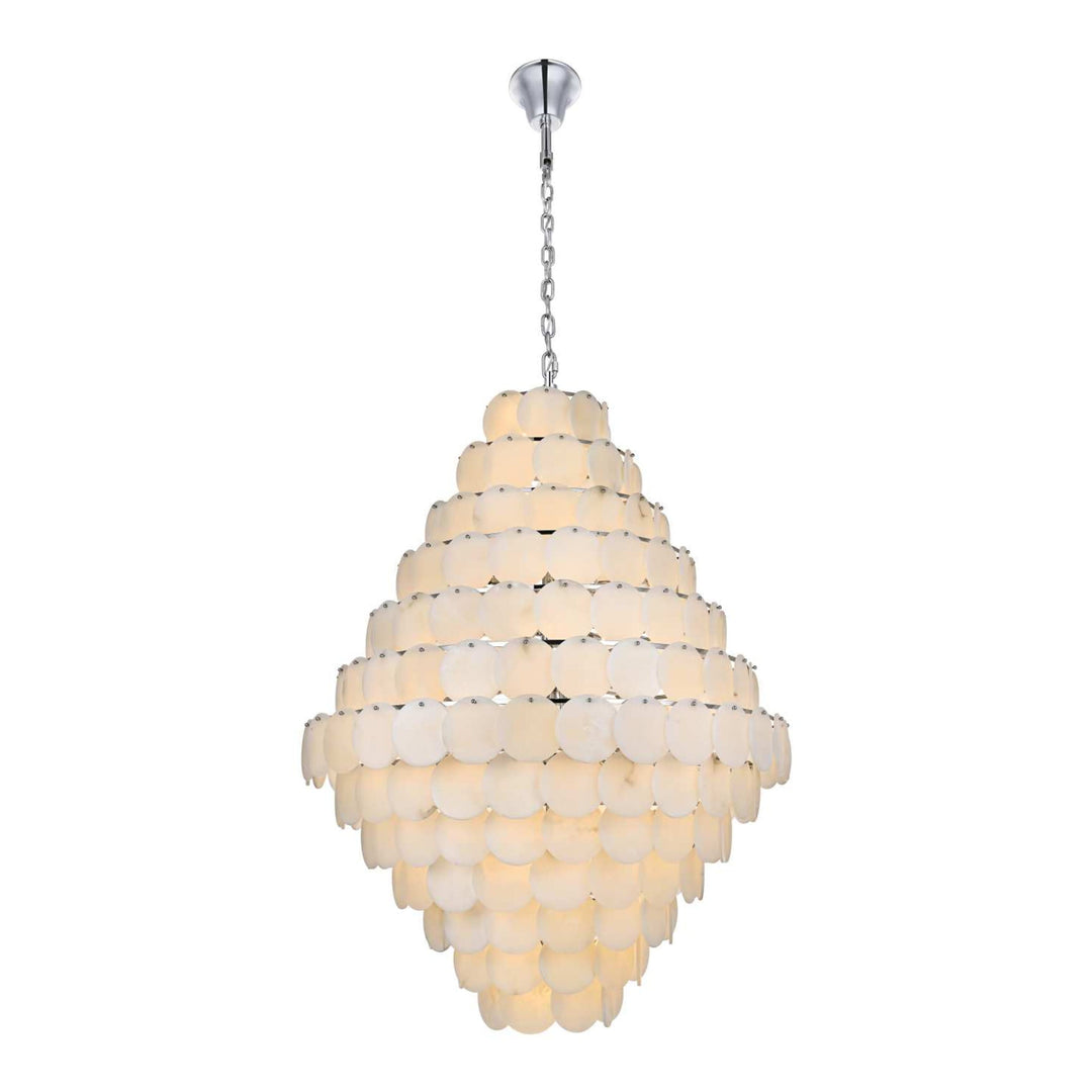 Charlotte Crystal Chandelier in Chrome by Elegant