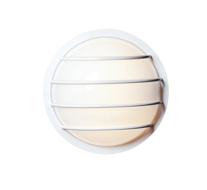 Bulwark 1-Light Outdoor Wall Sconce White