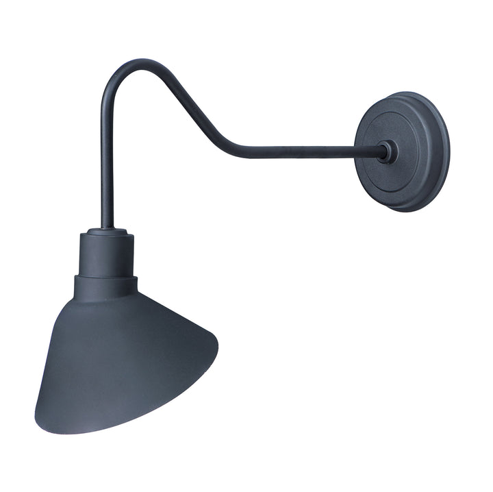 Signlite 1-Light Outdoor Wall Sconce Black