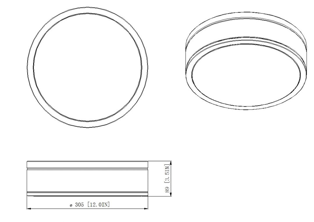 Ballord - LED 1 Light Flush Mount