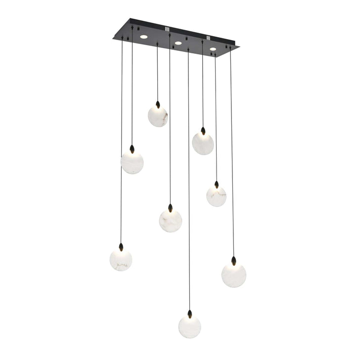 Avery Crystal Pendant in Black by Elegant
