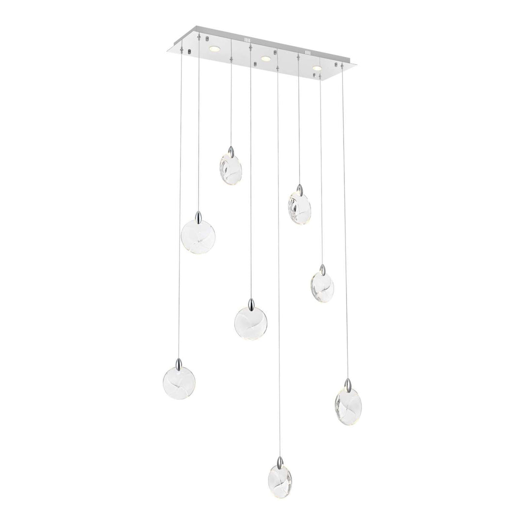 Avery Crystal Pendant in Chrome by Elegant