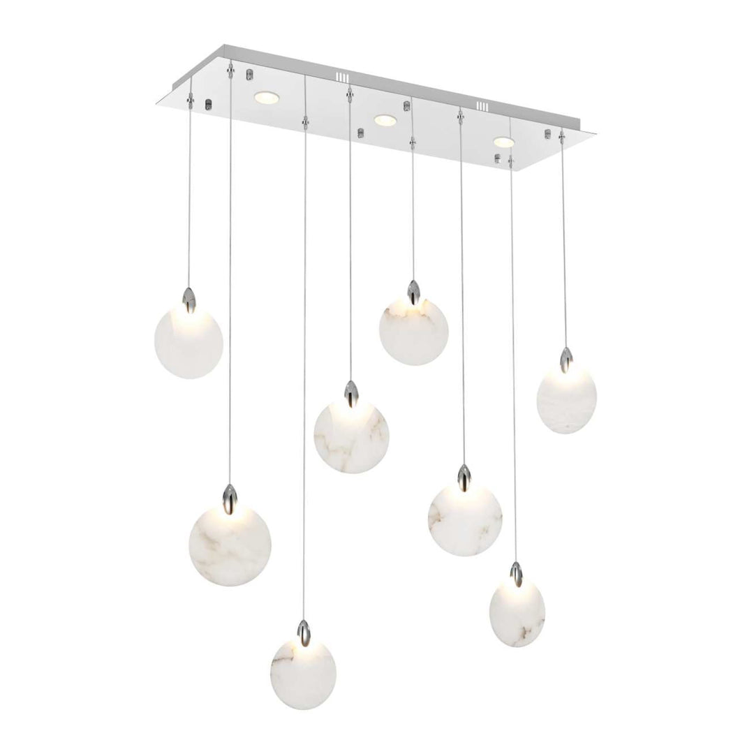 Avery Crystal Pendant in Chrome by Elegant