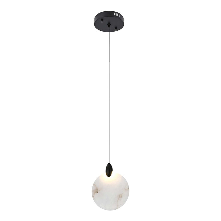 Avery Crystal Pendant in Black by Elegant