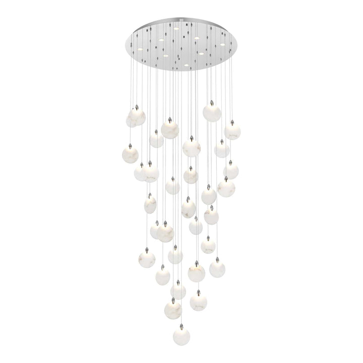 Avery Crystal Chandelier in Chrome by Elegant
