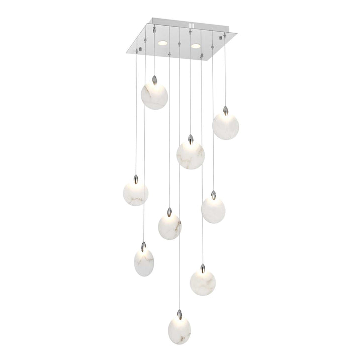 Avery Crystal Pendant in Chrome by Elegant