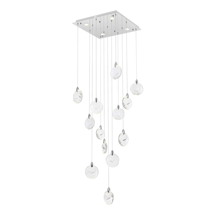 Avery Crystal Pendant in Chrome by Elegant