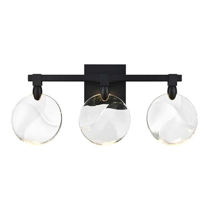 Avery Crystal Wall Sconce in Black by Elegant
